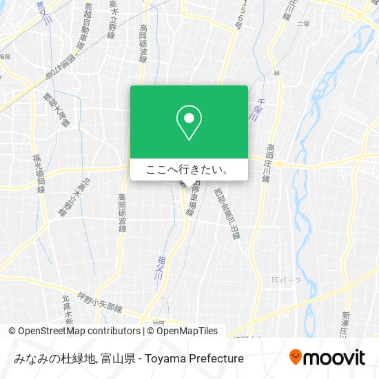 みなみの杜緑地地図