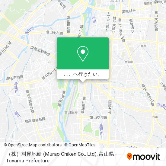 （株）村尾地研 (Murao Chiken Co., Ltd)地図