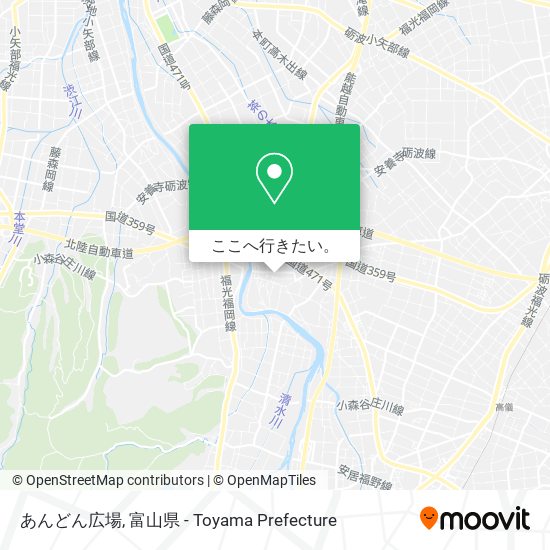 あんどん広場地図