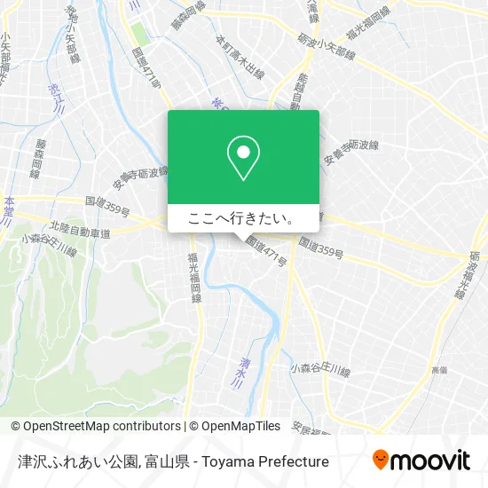津沢ふれあい公園地図