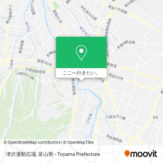 津沢運動広場地図