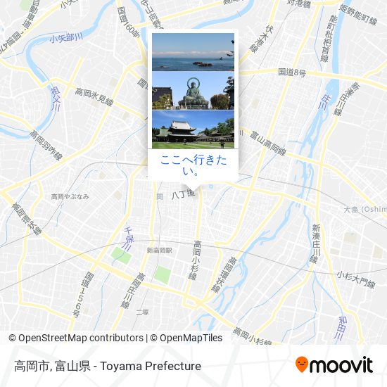 高岡市地図