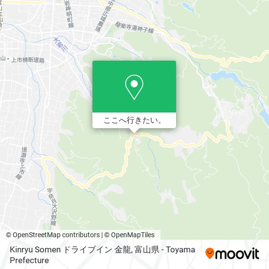 Kinryu Somen ドライブイン 金龍地図