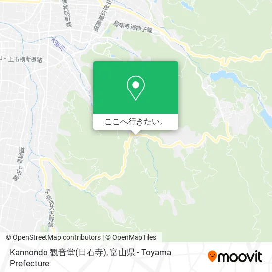 Kannondo 観音堂(日石寺)地図