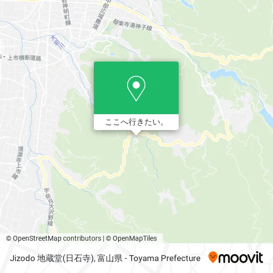 Jizodo 地蔵堂(日石寺)地図