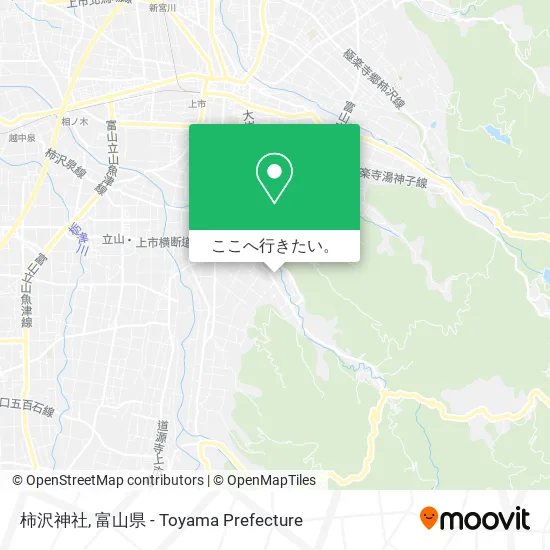 柿沢神社地図