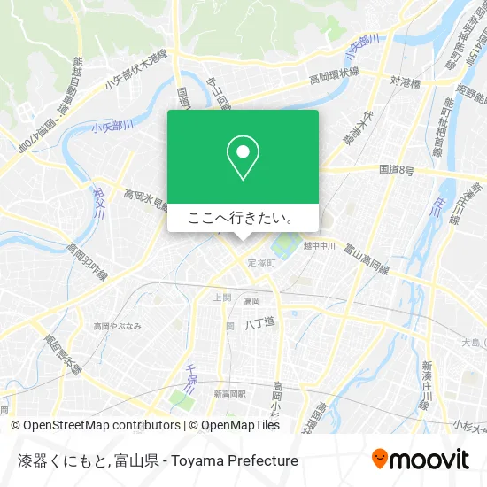 漆器くにもと地図