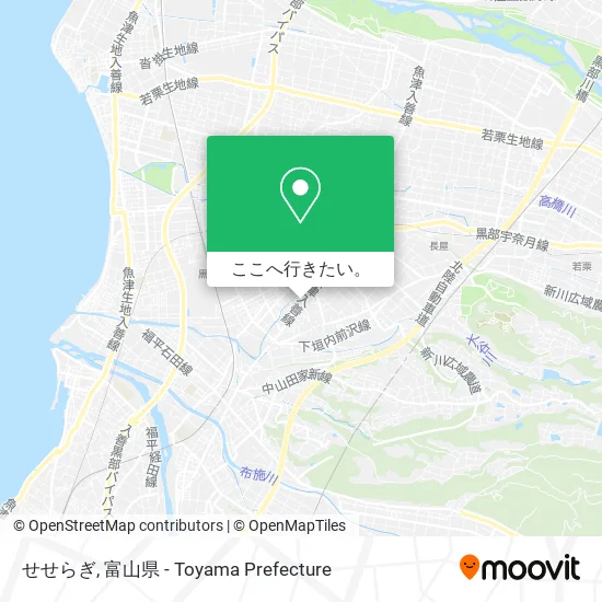 せせらぎ地図