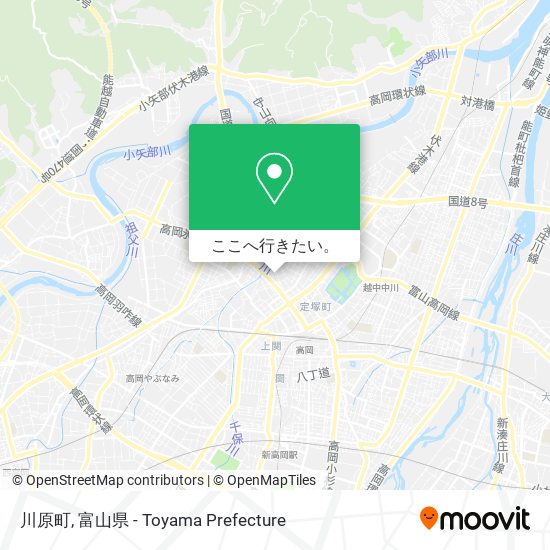 川原町地図