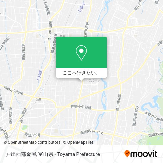 戸出西部金屋地図