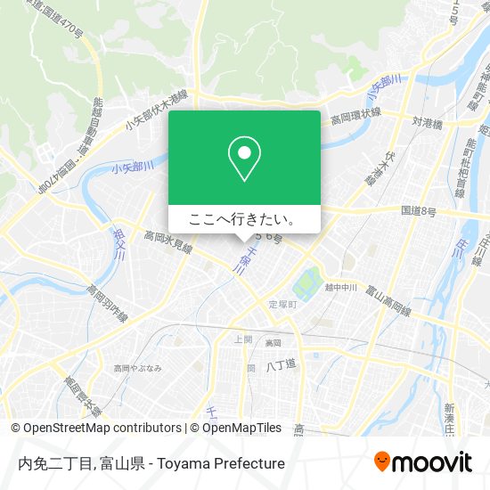 内免二丁目地図