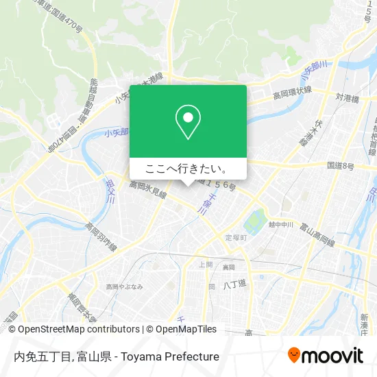 内免五丁目地図