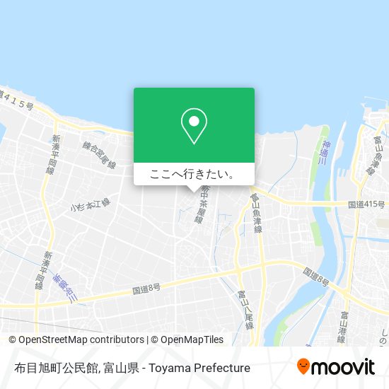 布目旭町公民館地図