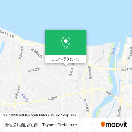 倉垣公民館地図