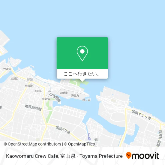 Kaowomaru Crew Cafe地図
