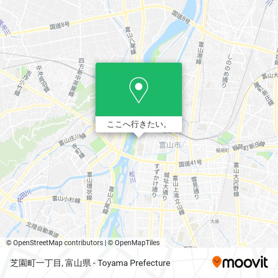 芝園町一丁目地図