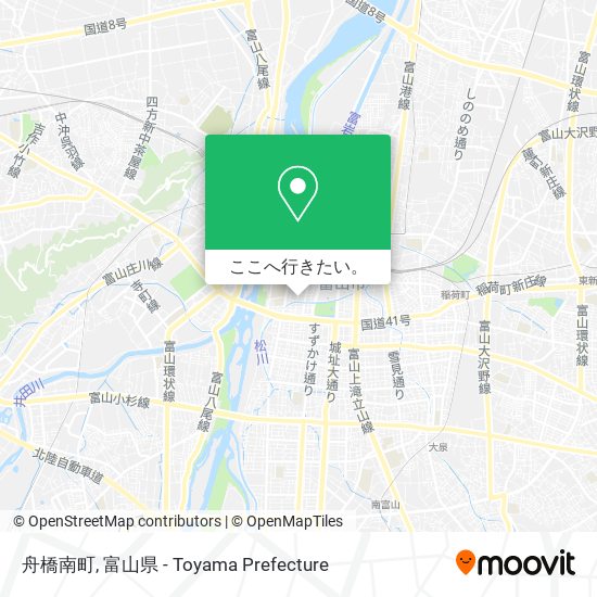 舟橋南町地図