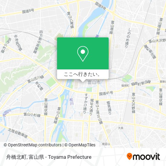 舟橋北町地図