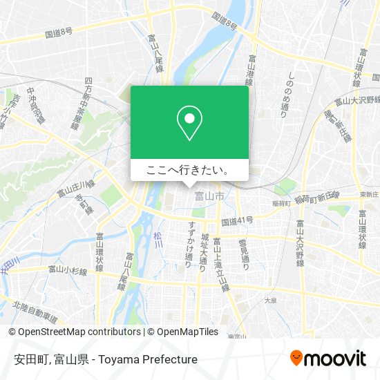 安田町地図