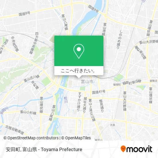 安田町地図