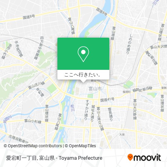 愛宕町一丁目地図