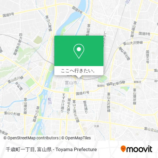 千歳町一丁目地図