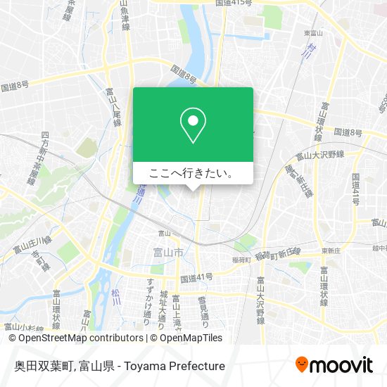 奥田双葉町地図