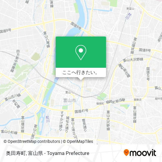 奥田寿町地図