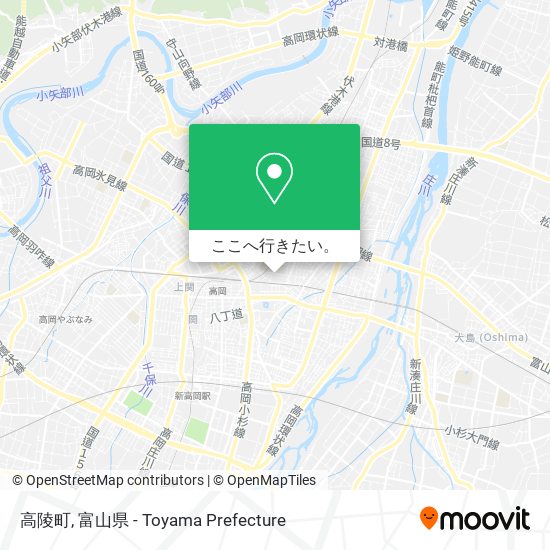 高陵町地図