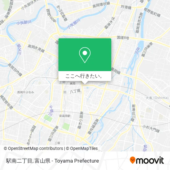 駅南二丁目地図