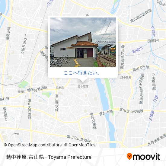 越中荏原地図