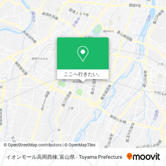 イオンモール高岡西棟地図