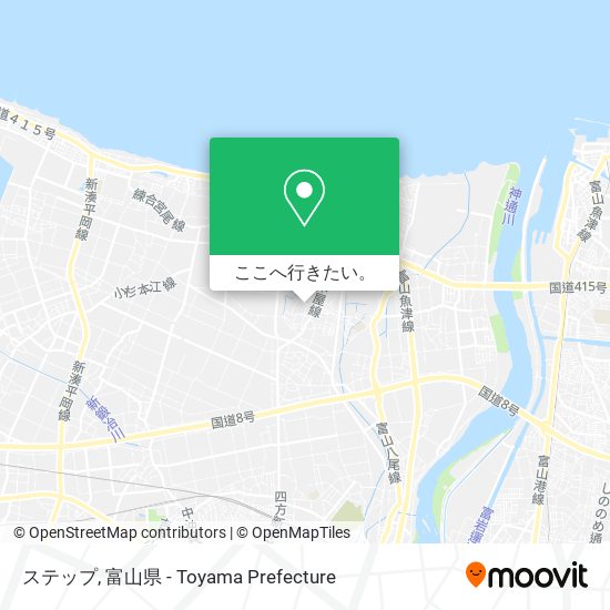 ステップ地図