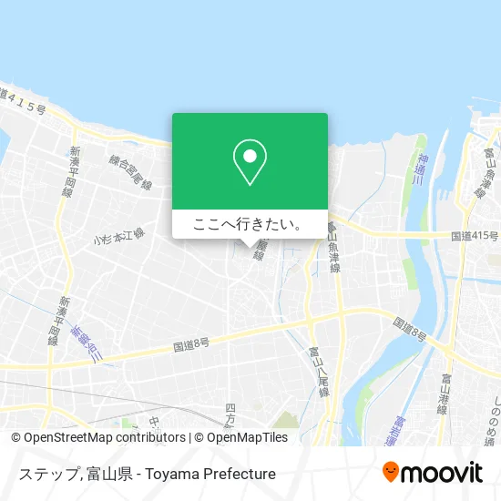 ステップ地図