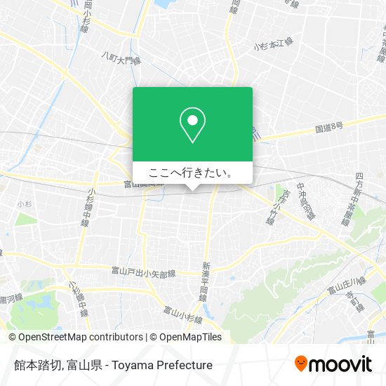 館本踏切地図