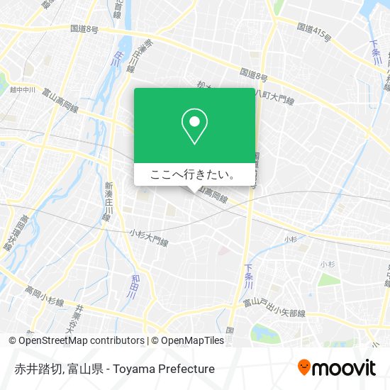 赤井踏切地図