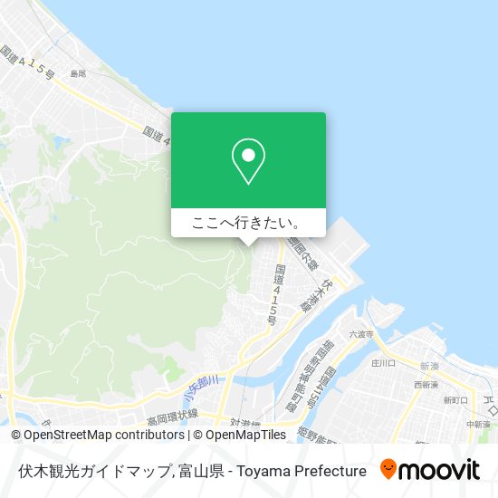 伏木観光ガイドマップ地図