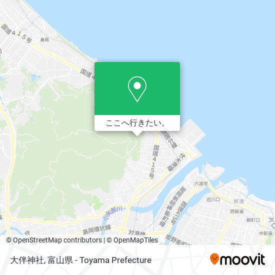 大伴神社地図