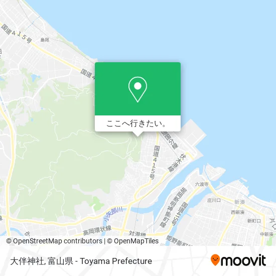 大伴神社地図