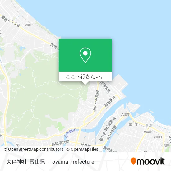 大伴神社地図