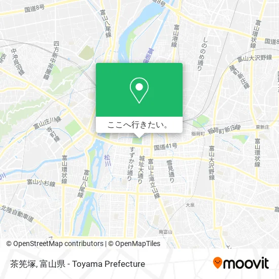 茶筅塚地図