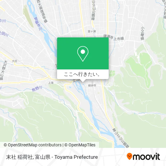 末社 稲荷社地図