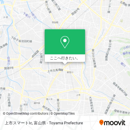 上市スマートIc地図