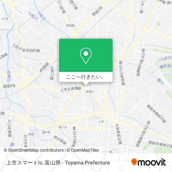 上市スマートIc地図