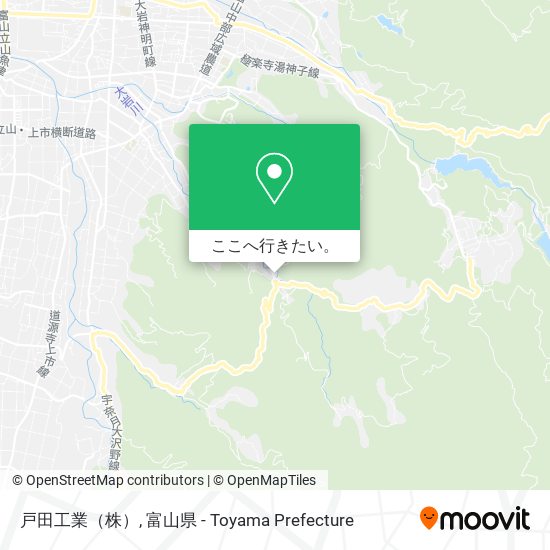 戸田工業（株）地図
