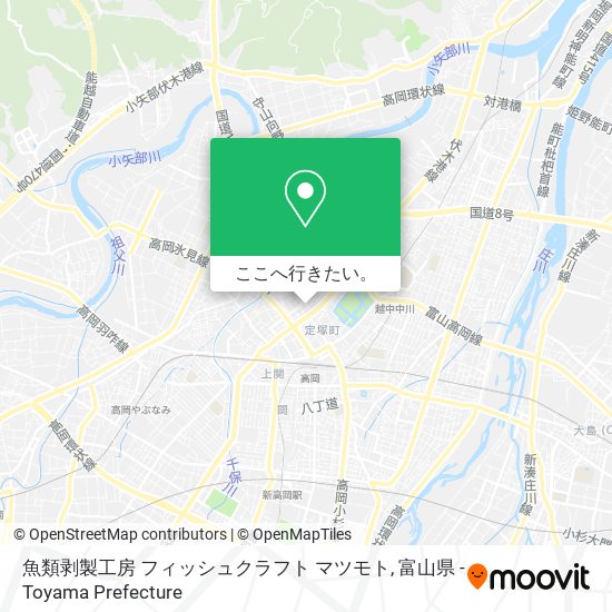 魚類剥製工房 フィッシュクラフト マツモト地図