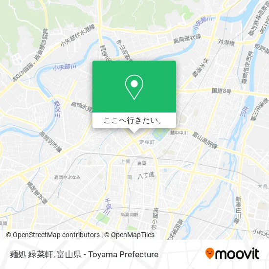 麺処 緑菜軒地図