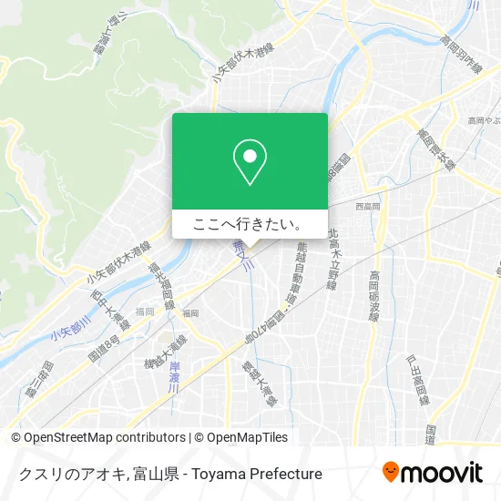 クスリのアオキ地図