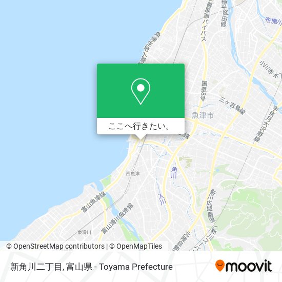 新角川二丁目地図