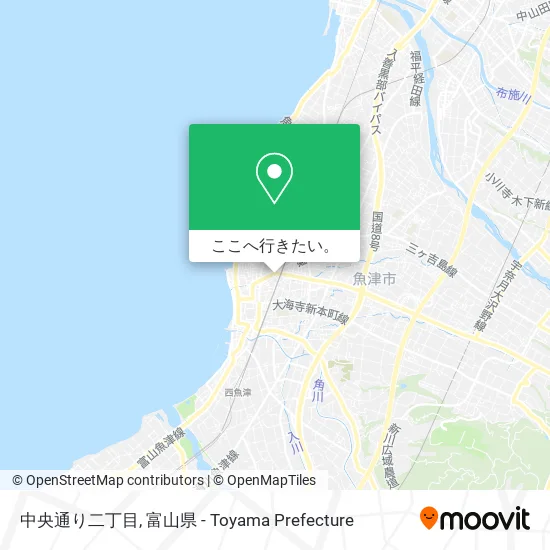 中央通り二丁目地図